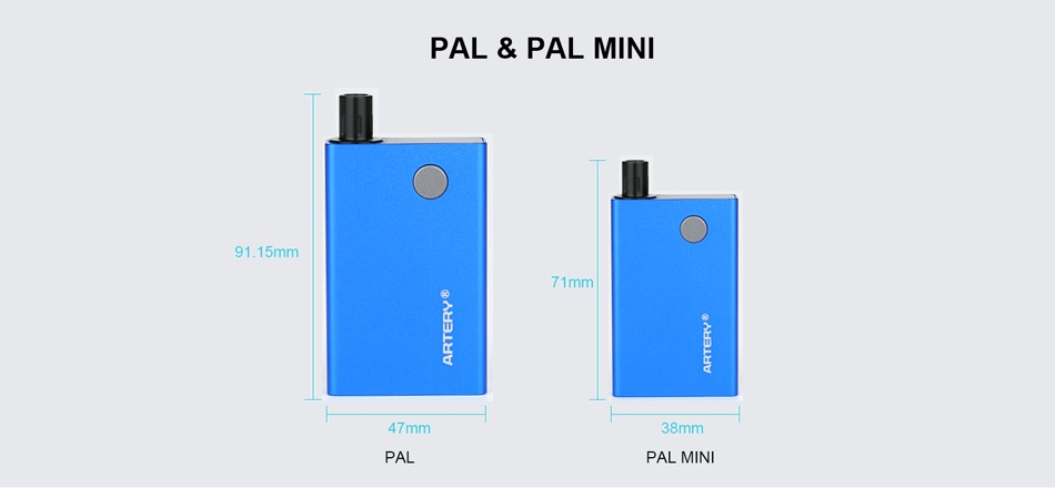 Artery PAL Mini Starter Kit 1000mAh PaL PAL MiNi 91 15mm 71mm 47mm