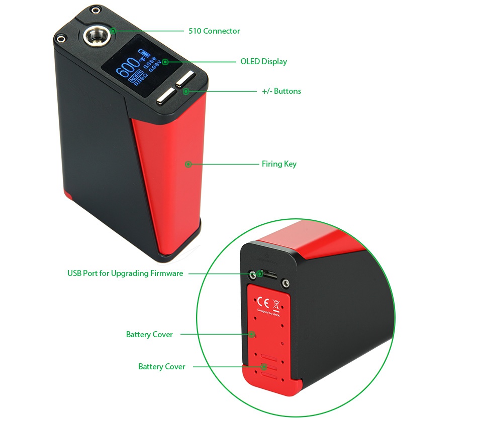 SMOK H-PRIV 220W TC MOD SMOKS SMOKO