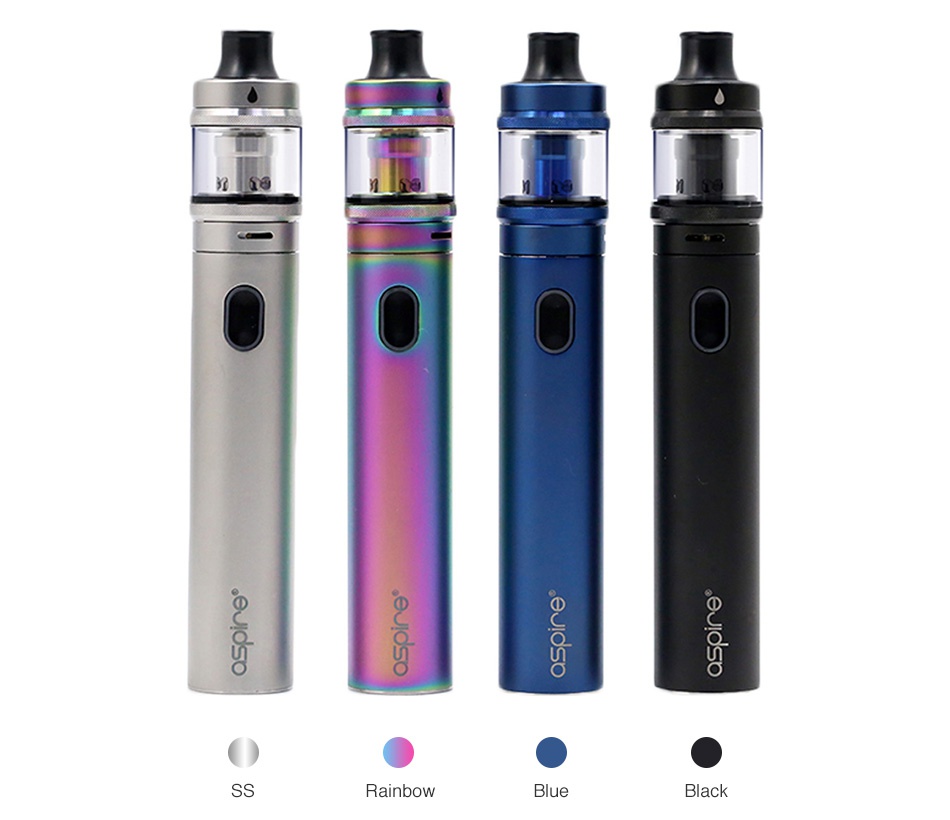 Aspire Tigon Stick Starter Kit 1800mAh/2600mAh 58 Rainbow Blue Black