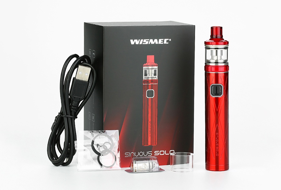WISMEC SINUOUS Solo Starter Kit with Amor NS Pro 2300mAh WSMEL SInUOUS SOLR