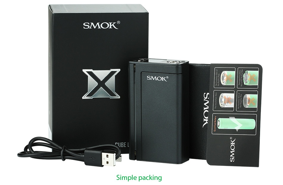 SMOK XCUBE Ultra 220W TC Bluetooth MOD SMOK  BEL Simple packing