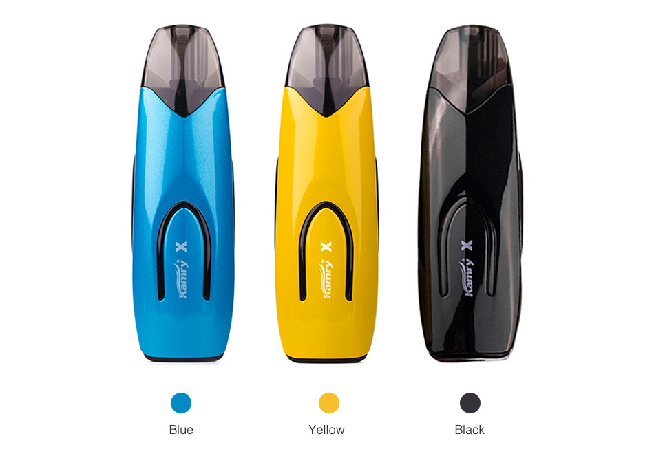 Kamry X Pod Starter Kit 650mAh   Blue Yellow Black