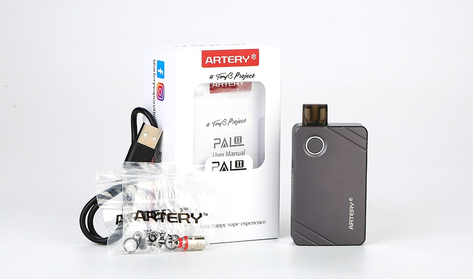 Artery PAL II Pod Starter Kit 1000mAh ARTR  yorrBPioje yoy 6pig A A A ARERY your happy vage experienc