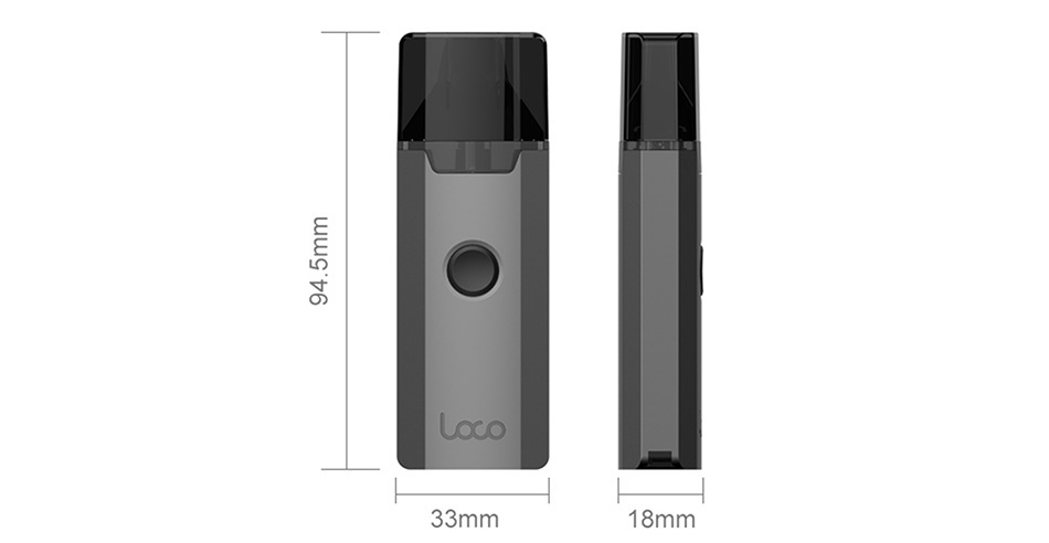 [With Warnings] GTRS LOCO AIO Starter Kit 1000mAh CO 33mm 18mm