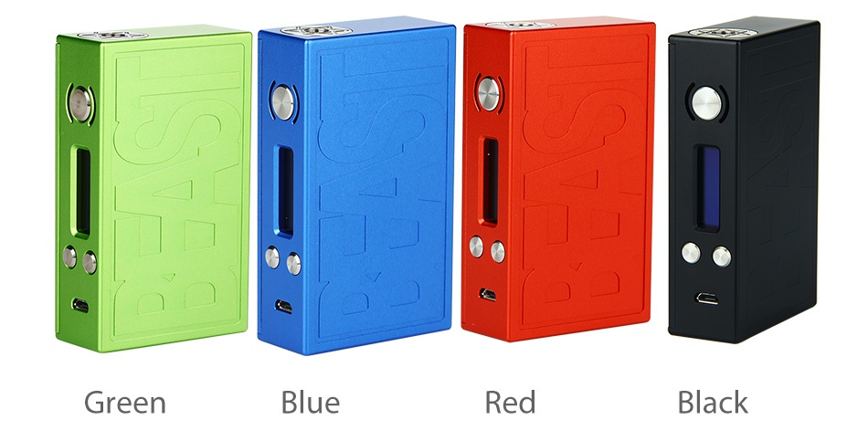 ENCOM New Beast DNA 75W Dual 18650 TC MOD 6 Green Blue Red