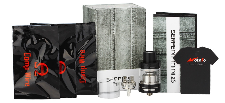 WOTOFO SERPENT MINI 25 RTA 4.5ml 0mTm SERPEgN 32N