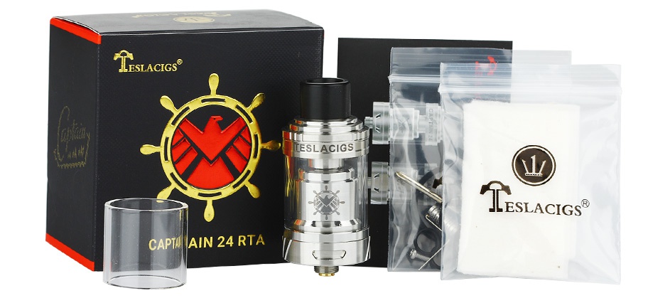 Tesla Captain 24 RTA Tank 2.5ml ESLACIGS ESLACIGS    ESLACIG  CAPTAL AIN 24 RTA