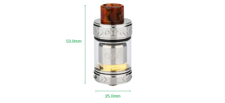 OBS Crius 2 RTA 3.5ml 53 0mm 25 0mm