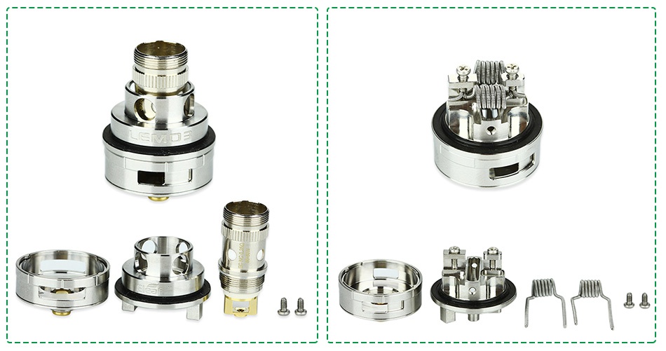 Eleaf Lemo 3 Atomizer With RTA Base 4ml 1