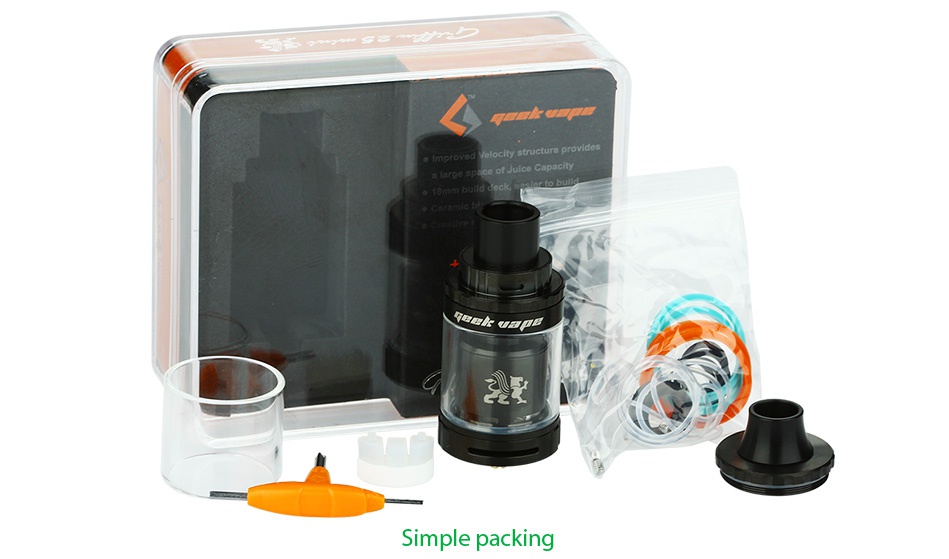 GeekVape Griffin 25 Mini RTA Tank 3ml Simple packing