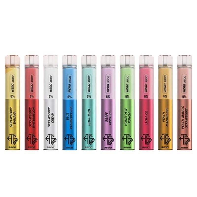 HERO Super Disposable Vape Pen 3500 Puffs 0