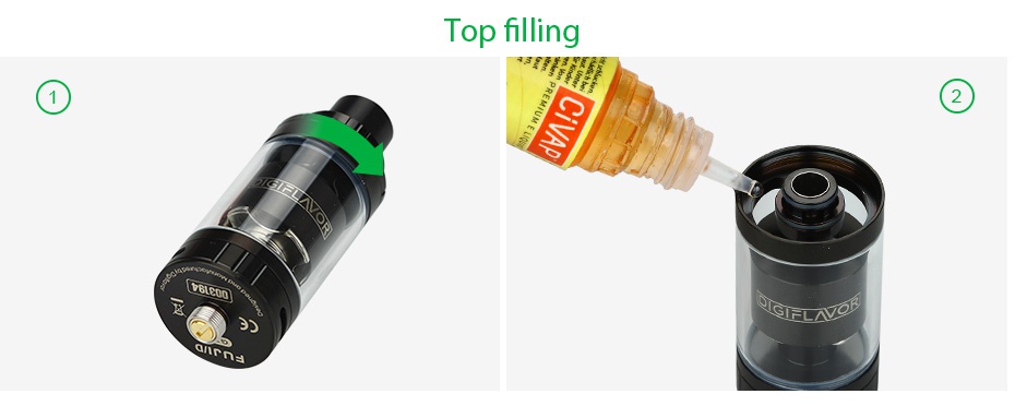 Digiflavor Fuji GTA Dual Coil Version 5.5ml Top filling