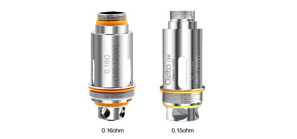 Aspire Cleito 120 Atomizer Head 0 16ohm 0 15ohm