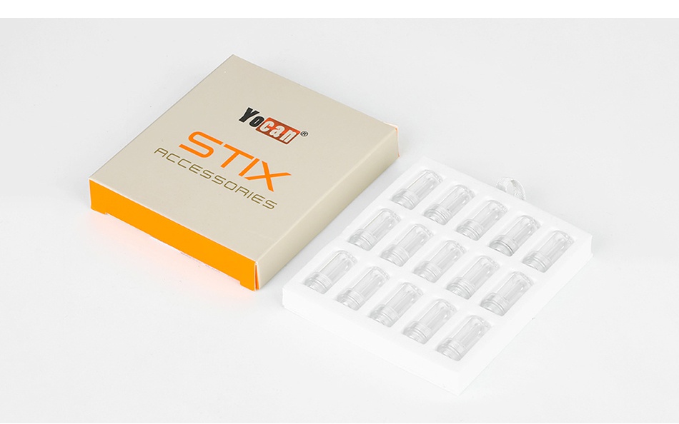 Yocan STIX Cartridge 0.6ml 15pcs PACKING LIST