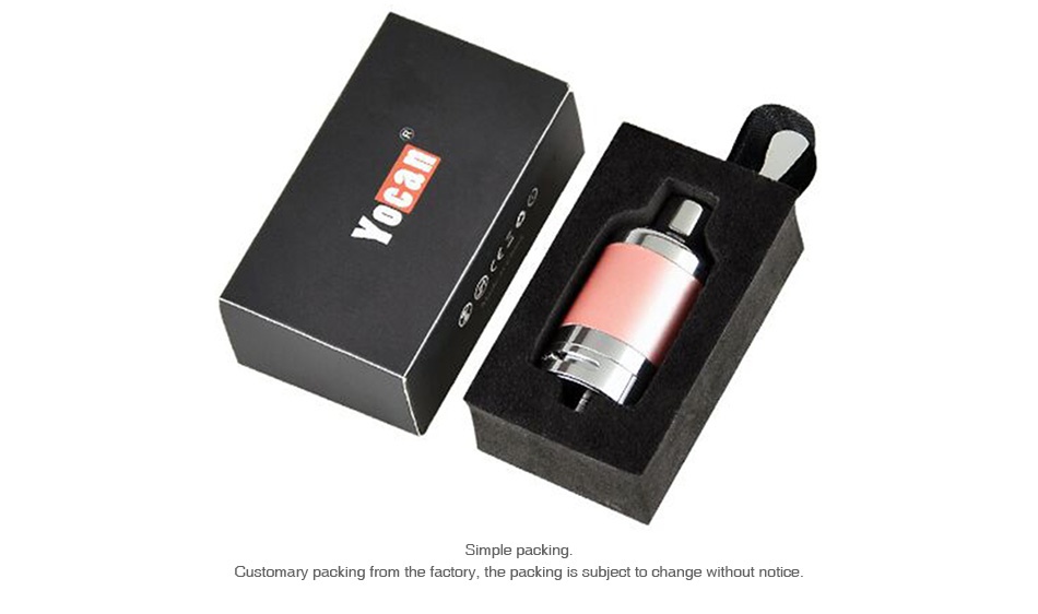 Yocan Evolve Plus XL Atomizer Simple packin Customary packing from the factory  the packing is subject to change without notice