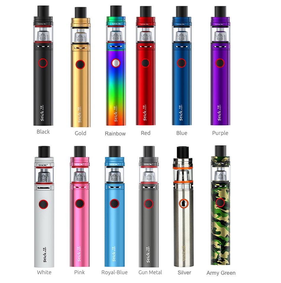 SMOK Stick V8 Baby Kit with TFV8 Baby 2000mAh     SMOK Rainbow Gold Black