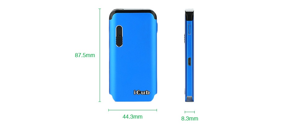 iCub V2.0 Pod Battery 450mAh iCub icub KCub iCub iCub Red Blue Gold Sliver Black