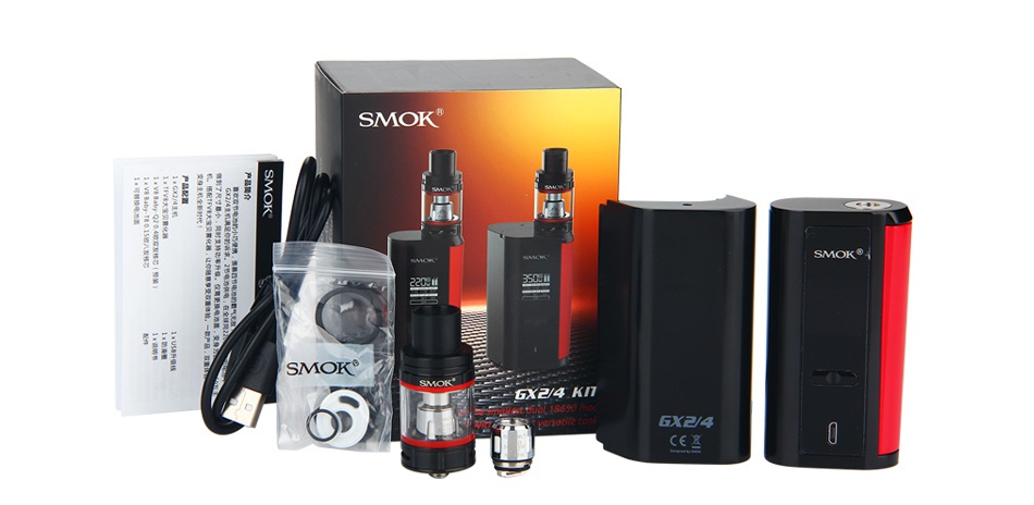 SMOK GX2/4 TC Kit with TFV8 Big Baby 2X MISSION FORM MOK SMOK 22  c  uple black blue black Red black green black gold black Silver black black Red 4X MISSION FORM 3505 Purple black Blue Black Red Black Green Black Gold Black Silver Black Black Red