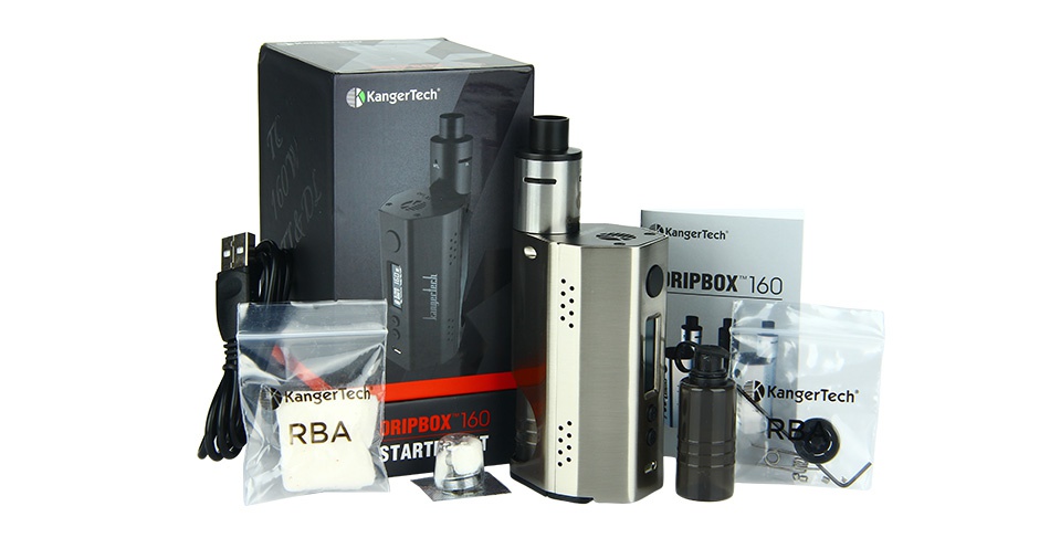 Kangertech Dripbox 160W TC Starter Kit OIRIPBOX 160 I RBA RIPBO R TARTA