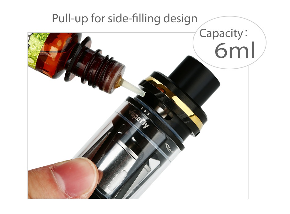 Vapefly Fantasy Subohm Tank 6ml Pull up for side filling design Capacity 6m