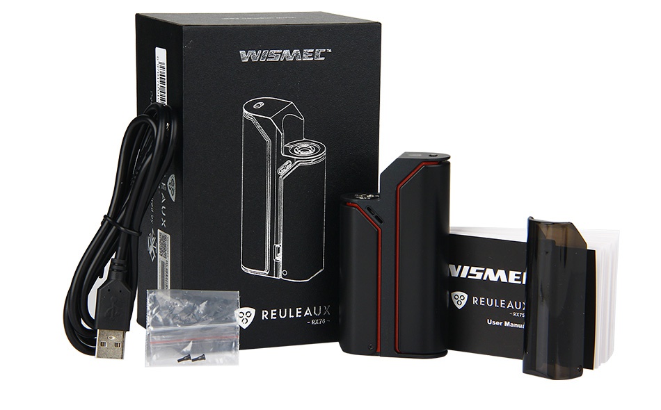 WISMEC Reuleaux RX75 TC MOD Black White Black Tiffany Black Red Full Black