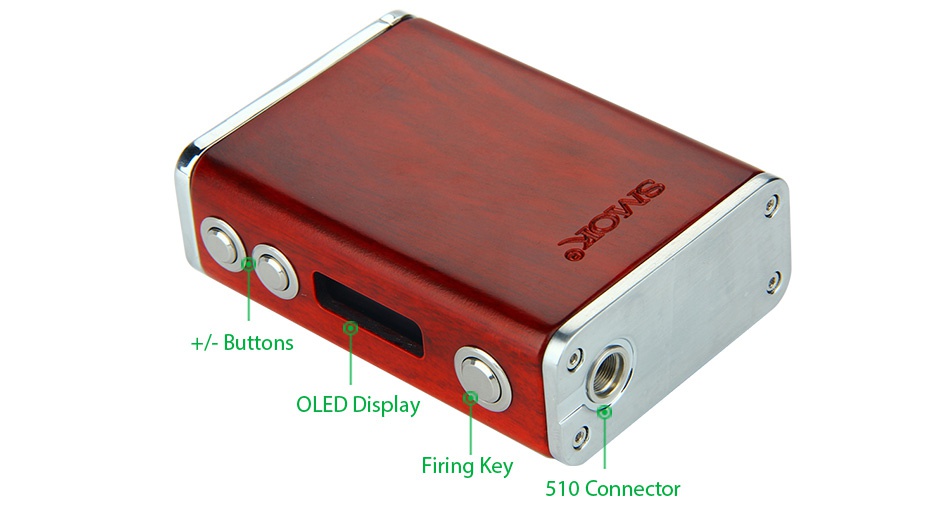 SMOK Treebox Plus 220W TC MOD    Buttons OLED Display K g key 510 Connector