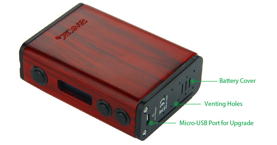 SMOK Treebox Plus 220W TC MOD Battery Cover Venting Holes Micro USB Port for Upgrade