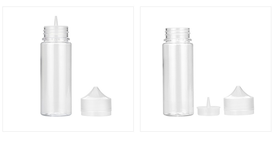 Unassembled PET Transparent Bottle 120ml SPECIFICATIONS