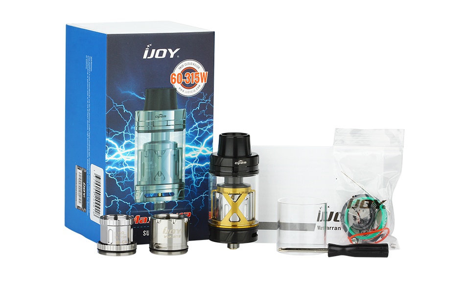 IJOY MAXO V12 Subohm/RTA Supreme Kit 5.6ml Y rran