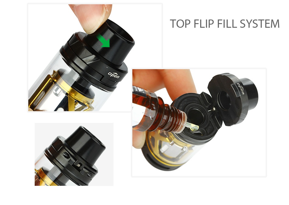 IJOY MAXO V12 Subohm/RTA Supreme Kit 5.6ml TOP FLIP FILL SYSTEM