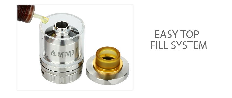 GeekVape Ammit RTA Dual Coil Version 3ml EASY TOP FILL SYSTEM AMM