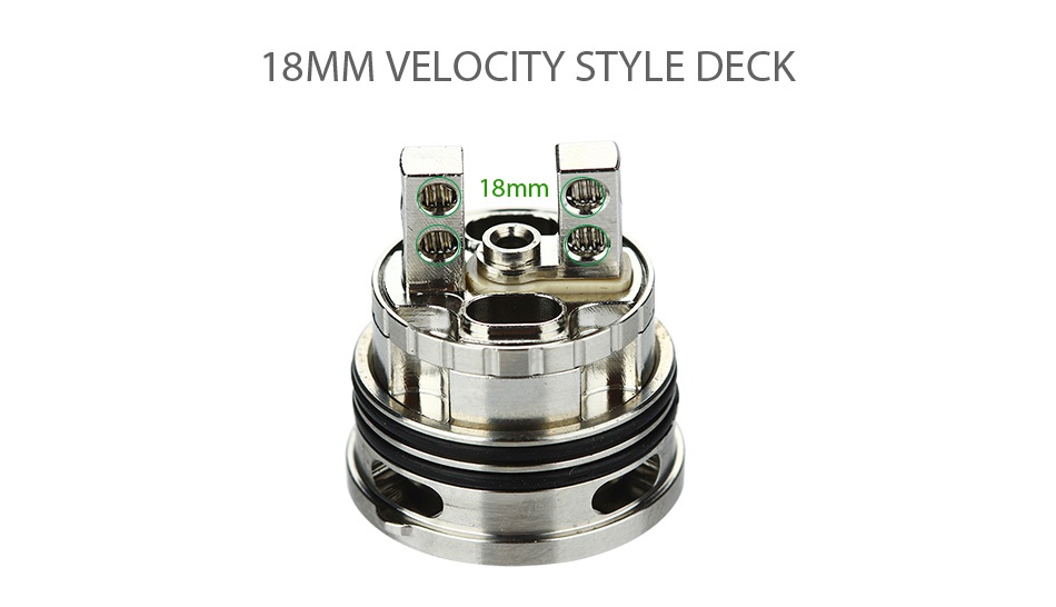 Smkon Deepfire RTA 4.5ml 18MM VELOCITY STYLE DECK p18mm