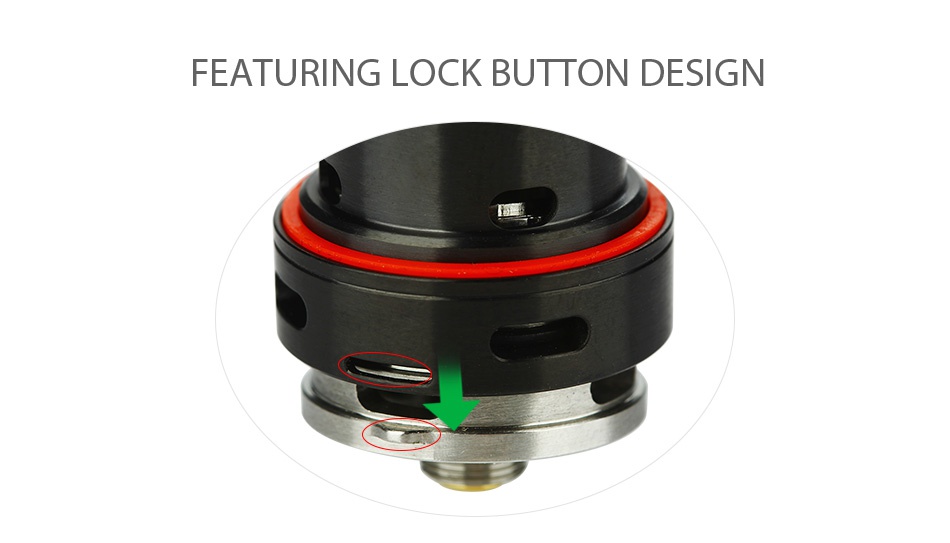 Smkon Deepfire RTA 4.5ml FEATURING LOCK BUTTON DESIGN