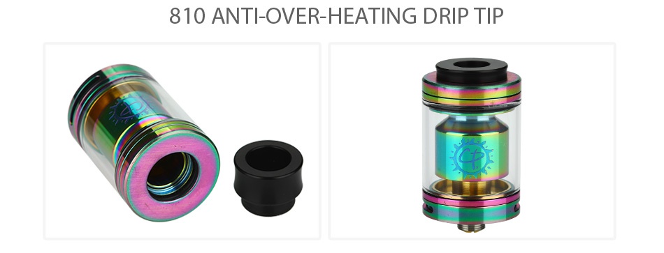 Advken CP RTA with 810 Drip Tip 2.5ml 810 ANTI OVER HEATING DRIP TIP