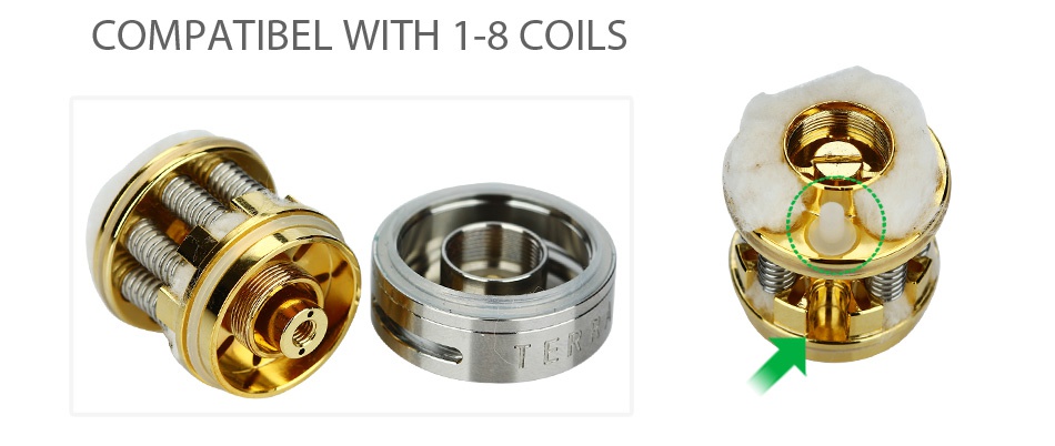 Envii Terra Octo-coil RTA 5.5ml COMPATIBEL WITH 1 8 COILS