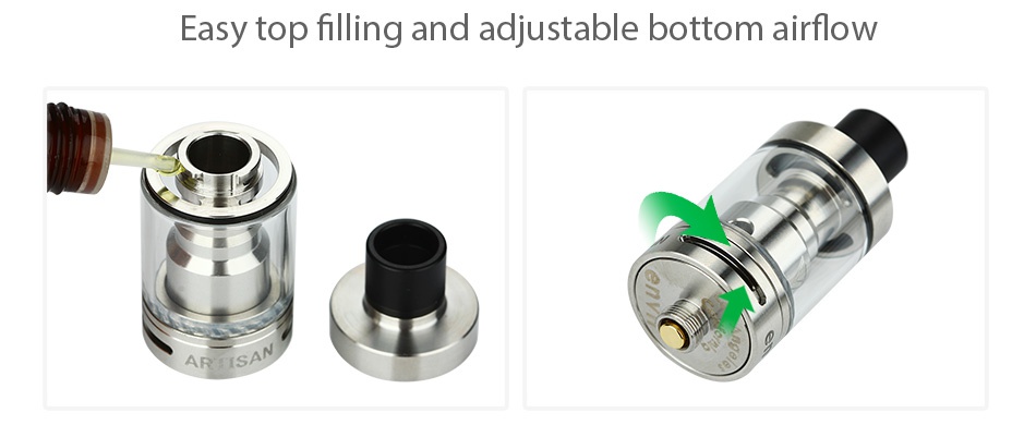 Envii Artisan RTA 3ml Easy top filling and adjustable bottom airflow