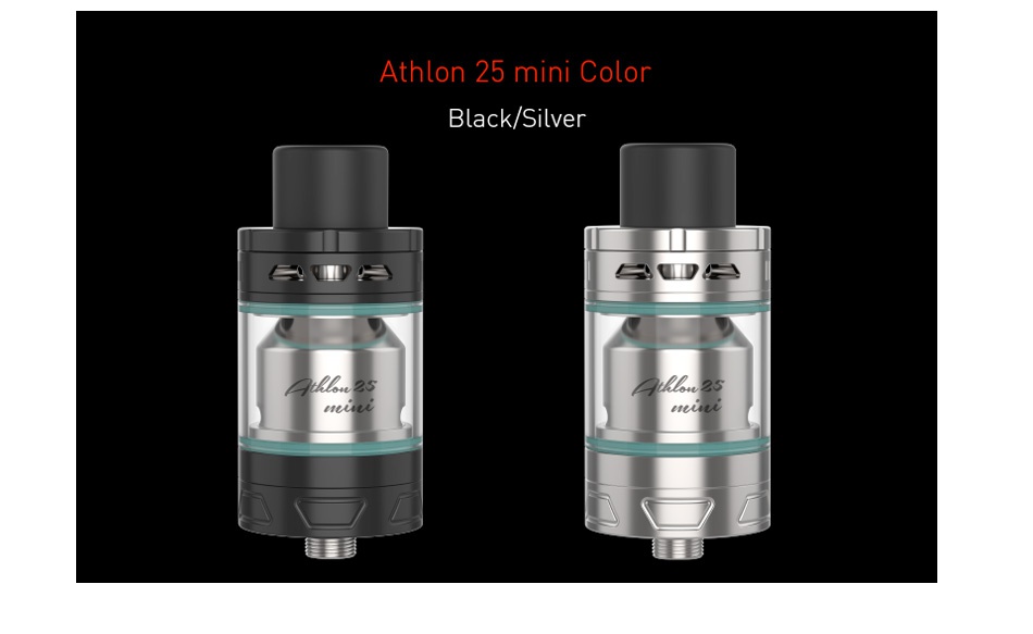 UD Athlon 25 Mini Subohm Tank 2ml Athlon 25 mini color Black Silver ty