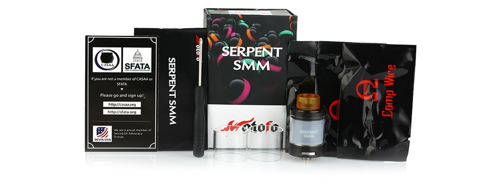 WOTOFO Serpent SMM RTA 4ml SERPENT SFATA SMM   eoo