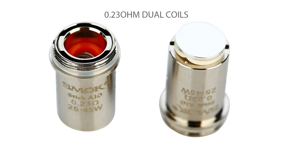 SMOK Stick AIO Replacement Coil 5pcs 0 23OHM DUAL COILS 0sA10 6 45