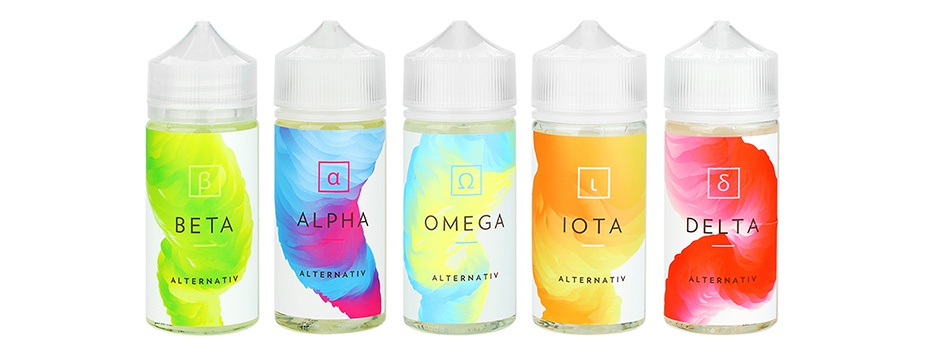 Alternativ Premium PG+VG E-liquid E-juice 100ml BETA OMEGA IOTA DELTA ALTERNATIV