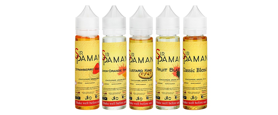Sir Paman Premium PG+VG E-liquid E-juice 60ml MAN PAMAN PAMAN PAMAI PAMAN STRAWBERR BON ORAN FRUIT BLAS Classic blend before