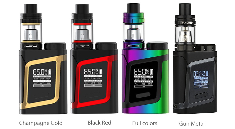 SMOK Alien Baby AL85 TC Starter Kit ST  8S  Champagne gold Black red Full colors Gun meta