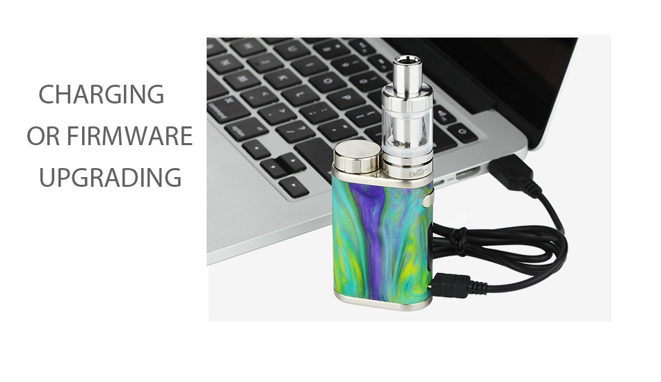 Eleaf iStick Pico RESIN 75W with Melo 3 Mini Kit CHARGING OR FIRMWARE UPGRADING