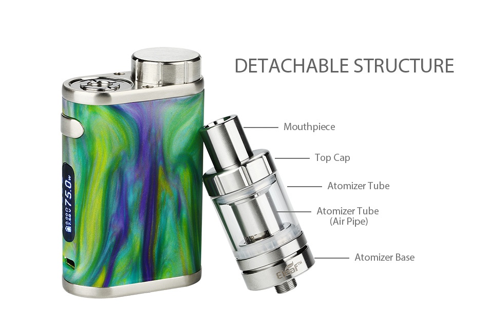 Eleaf iStick Pico RESIN 75W with Melo 3 Mini Kit DETACHABLE STRUCTURE Mouthpiece N 8 Atomizer tube Atomizer tube  Air Pipe  Atomizer base