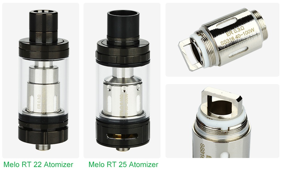 Eleaf ER Head for Melo RT 22 5pcs Melo rt 22 atomizer Melo rt 25 atomizer