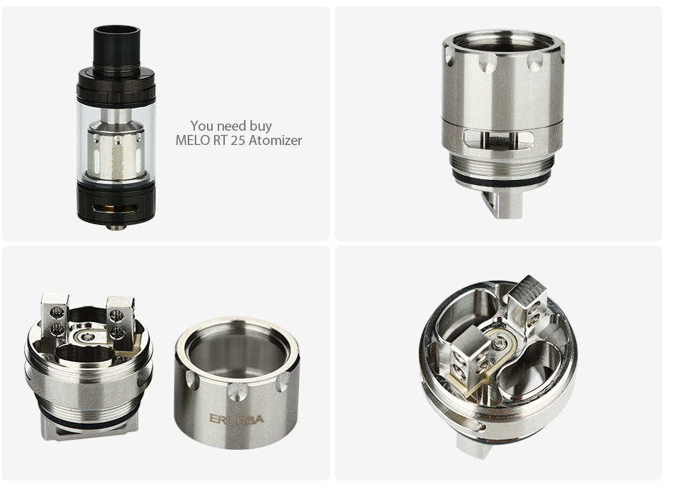 Eleaf ERL RBA Head for Melo RT 25 You need bu MELO RT 25 Atomizer