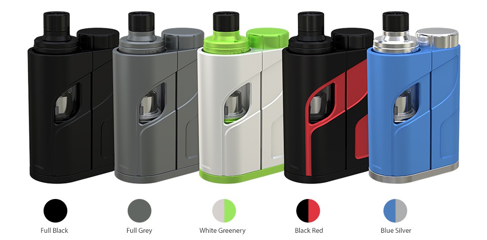 Eleaf iKonn Total with Ello Mini XL Full Kit 5.5ml Full black Full Grey White Greenery Black Red Blue silver