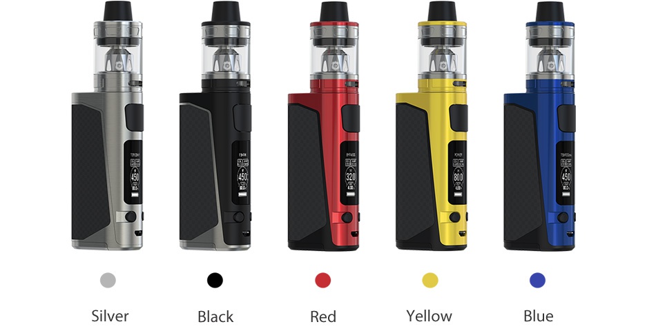 Joyetech eVic Primo Mini 80W with ProCore Aries Kit Silver Black Red Yellow Blue