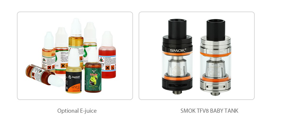 SMOK Alien Baby AL85 TC Box MOD Optional E juice SMOK TFV8 BABY TANK