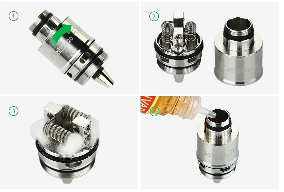 Aspire Cleito 120 RTA System FEATURES